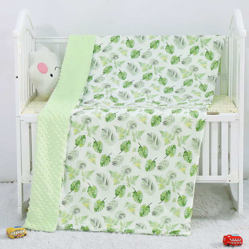 Cartoon Print Cotton Baby Blanket