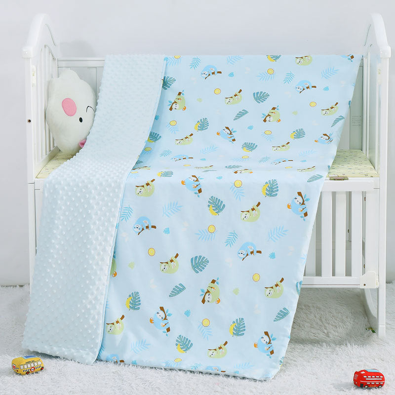 Cartoon Print Cotton Baby Blanket