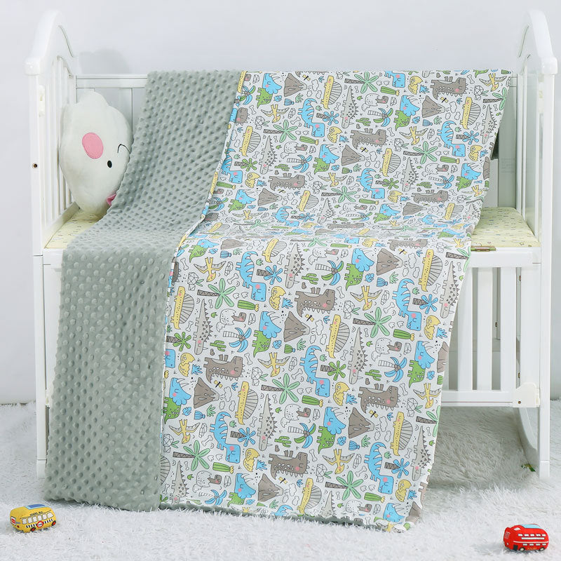 Cartoon Print Cotton Baby Blanket