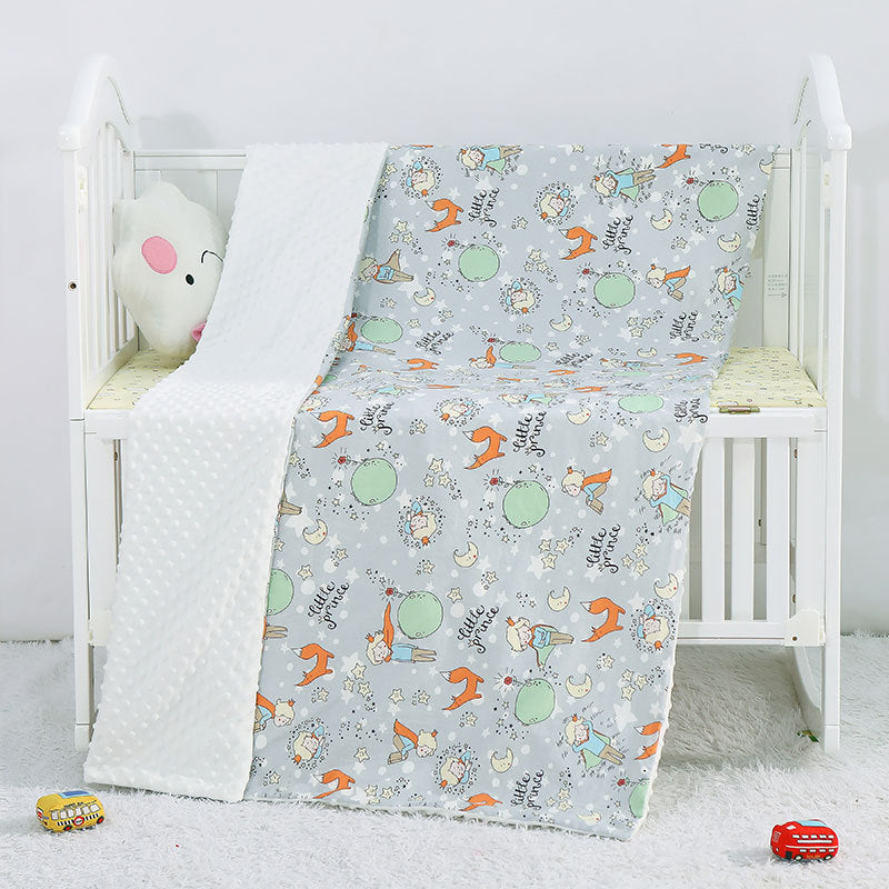 Cartoon Print Cotton Baby Blanket